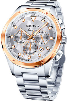 fashion наручные  мужские часы Sokolov 320.76.00.000.04.01.3. Коллекция My world - фото 1