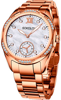 fashion наручные  женские часы Sokolov 324.73.00.001.03.02.2. Коллекция My world - фото 1