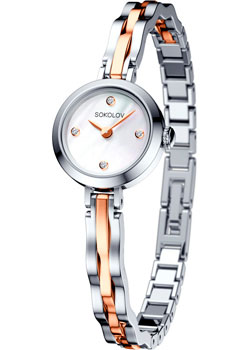 

fashion наручные женские часы Sokolov 334.76.00.000.06.01.2. Коллекция About you