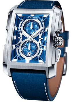 fashion наручные  мужские часы Sokolov 358.71.00.000.03.02.3. Коллекция Gran Turismo - фото 1