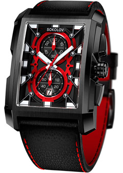 fashion наручные  мужские часы Sokolov 358.72.00.000.04.03.3. Коллекция Gran Turismo - фото 1