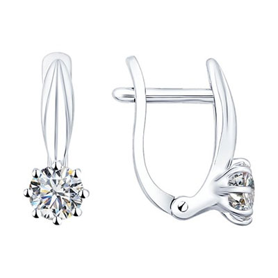 

Серебряные серьги 89020009