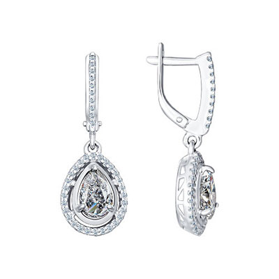

Серебряные серьги 94021565