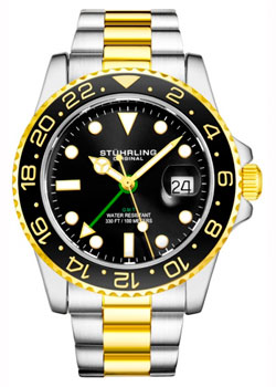 мужские часы Stuhrling Original 3965.3. Коллекция Aquadiver - фото 1