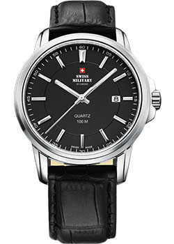 Швейцарские наручные  мужские часы Swiss Military SM34039.06. Коллекция Classic