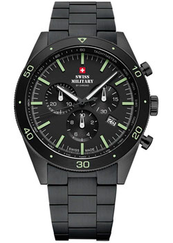 Швейцарские наручные  мужские часы Swiss Military SM34079.03. Коллекция Sports