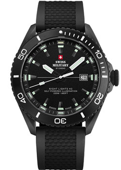 

Швейцарские наручные мужские часы Swiss Military SM34080.06. Коллекция Night Lights