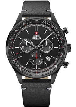 Швейцарские наручные  мужские часы Swiss Military SM34081.10. Коллекция Classic