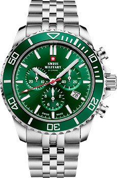 

Швейцарские наручные мужские часы Swiss Military SM34103.04. Коллекция Sports Chronograph