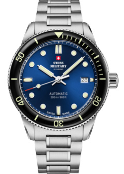

Швейцарские наручные мужские часы Swiss Military SMA34106.02. Коллекция Automatic Dive