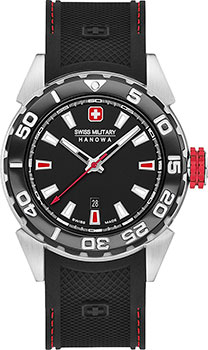 

Швейцарские наручные мужские часы Swiss military hanowa 06-4323.04.007.04. Коллекция Scuba Diver