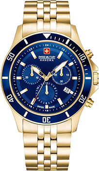 

Швейцарские наручные мужские часы Swiss military hanowa 06-5331.02.003. Коллекция Flagship Chrono II