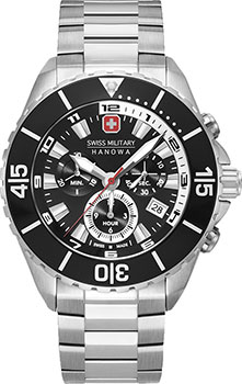 

Швейцарские наручные мужские часы Swiss military hanowa 06-5341.04.007. Коллекция Ambassador Chrono