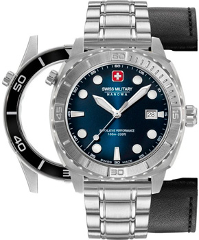 

Швейцарские наручные мужские часы Swiss military hanowa SMWGH0004001-SET. Коллекция Phoenix