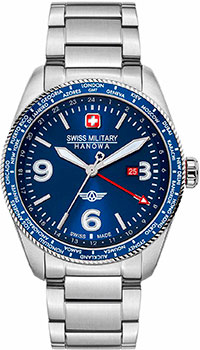 

Швейцарские наручные мужские часы Swiss military hanowa SMWGH2101905. Коллекция Roadrunner