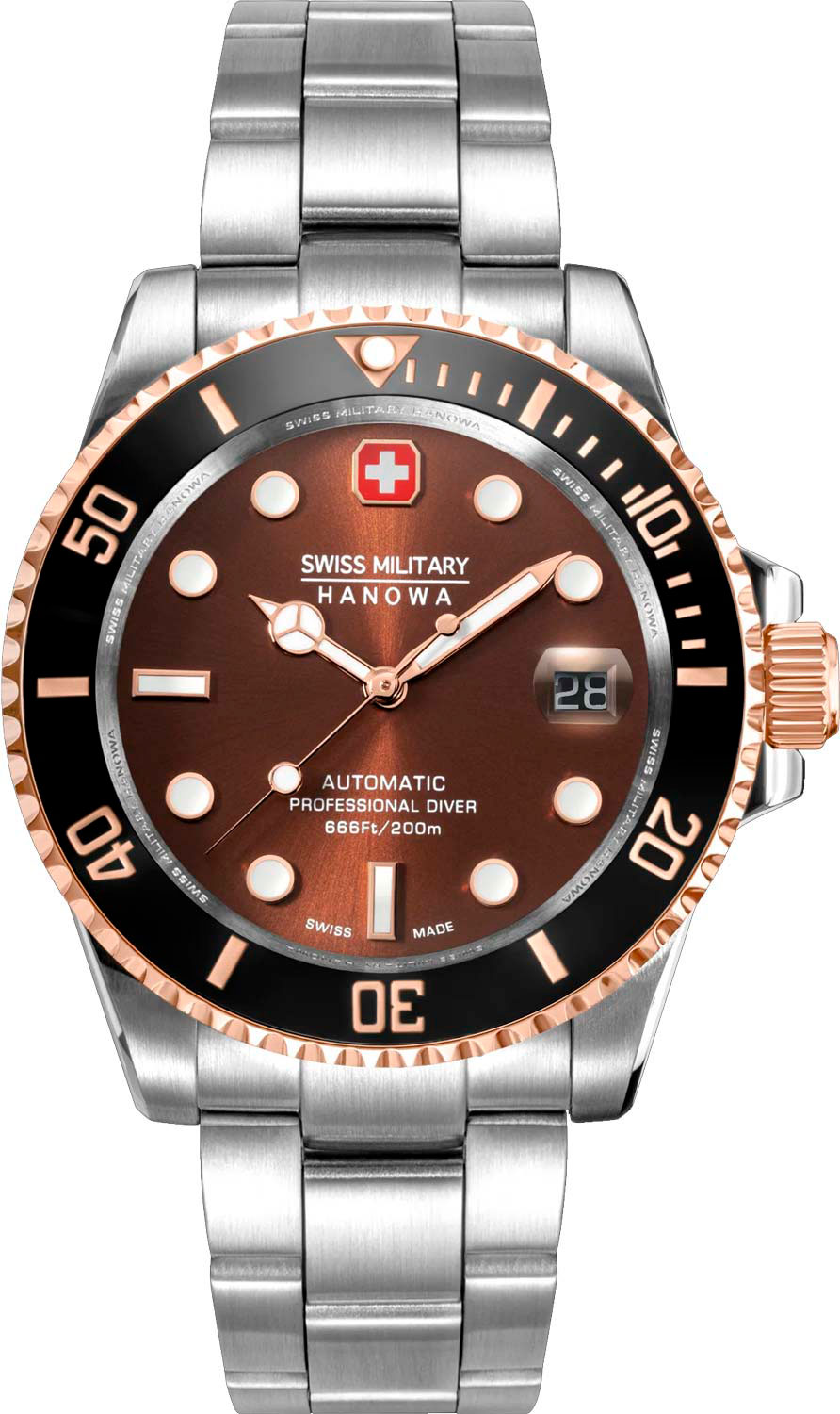 

Швейцарские наручные мужские часы Swiss military hanowa SMWGL0006360. Коллекция Sealord