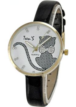 Tik-Tak Часы Tik-Tak H717-chernye-belyj-cif. Коллекция Teens tik brazilskij