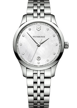 Швейцарские наручные  женские часы Victorinox Swiss Army 241830. Коллекция ALLIANCE