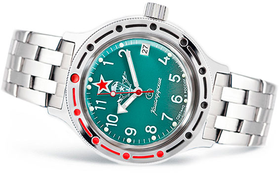 Российские наручные  мужские часы Vostok 2416.00-420307. Коллекция Амфибия - фото 1