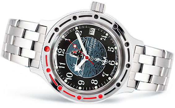 

Российские наручные мужские часы Vostok 2416.00-420831. Коллекция Амфибия