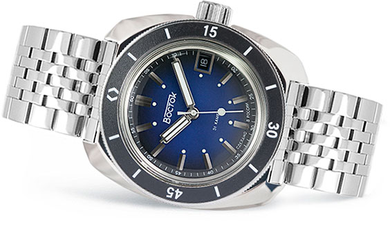 

Российские наручные мужские часы Vostok 2416.00-71001A. Коллекция Амфибия