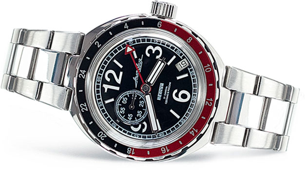Российские наручные  мужские часы Vostok 2426.02-960762. Коллекция Амфибия - фото 1