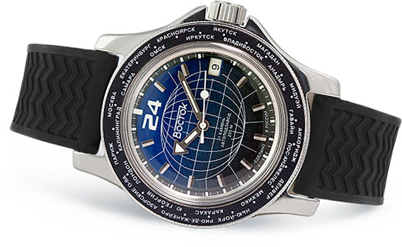 

Российские наручные мужские часы Vostok 2431.00-13027A. Коллекция Амфибия