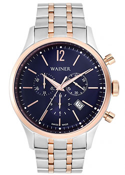 

Швейцарские наручные мужские часы Wainer WA.12528E. Коллекция Wall Street