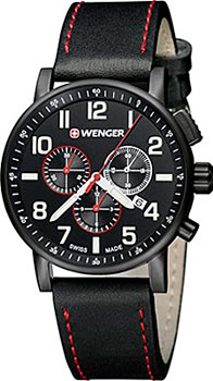 

Швейцарские наручные мужские часы Wenger 01.0343.104. Коллекция Attitude Chrono