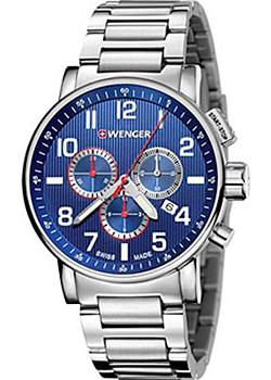 

Швейцарские наручные мужские часы Wenger 01.0343.106. Коллекция Attitude Chrono