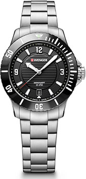 Швейцарские наручные  женские часы Wenger 01.0621.109. Коллекция Seaforce