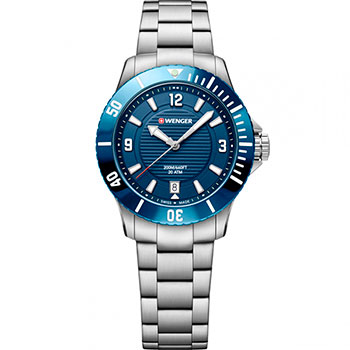 

Швейцарские наручные женские часы Wenger 01.0621.111. Коллекция Seaforce