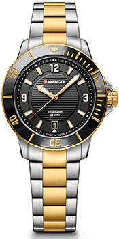 Швейцарские наручные  женские часы Wenger 01.0621.113. Коллекция Seaforce