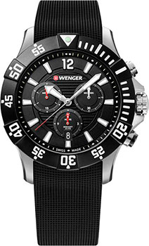 

Швейцарские наручные мужские часы Wenger 01.0643.118. Коллекция Seaforce Chrono