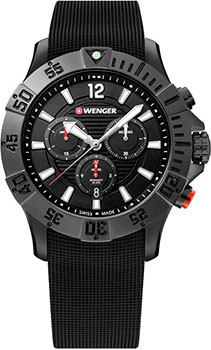 

Швейцарские наручные мужские часы Wenger 01.0643.120. Коллекция Seaforce Chrono