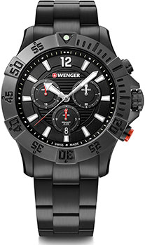 

Швейцарские наручные мужские часы Wenger 01.0643.121. Коллекция Seaforce Chrono