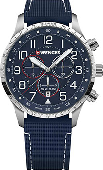 

Швейцарские наручные мужские часы Wenger 01.1543.117. Коллекция Attitude Chrono
