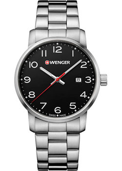 

Швейцарские наручные мужские часы Wenger 01.1641.102. Коллекция Avenue
