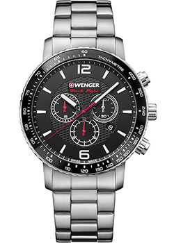 

Швейцарские наручные мужские часы Wenger 01.1843.103. Коллекция Roadster Black Night