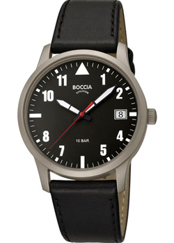 Наручные  мужские часы Boccia 3650-01. Коллекция Titanium - фото 1