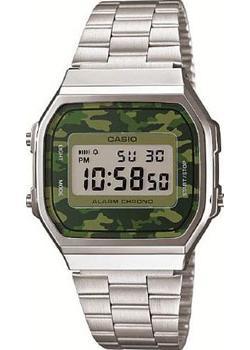 

Японские наручные мужские часы Casio A-168WEC-3E. Коллекция Digital