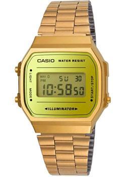 

Японские наручные мужские часы Casio A-168WEGM-9E. Коллекция Vintage