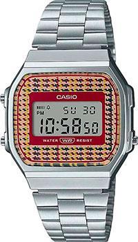 

Японские наручные мужские часы Casio A168WEF-5AEF. Коллекция Vintage