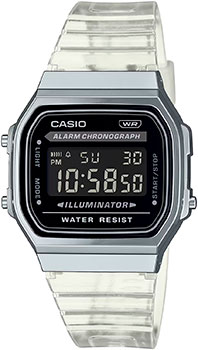 Японские наручные  мужские часы Casio A168XES-1B. Коллекция Vintage - фото 1