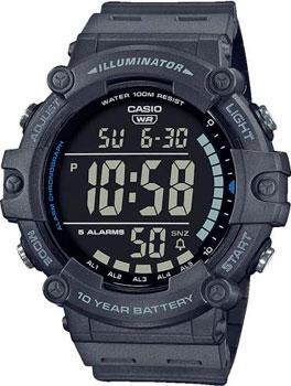 Японские наручные  мужские часы Casio AE-1500WH-8BVEF. Коллекция Digital - фото 1