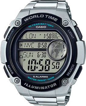 

Японские наручные мужские часы Casio AE-3000WD-1A. Коллекция Digital