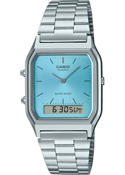 Японские наручные  мужские часы Casio AQ-230A-2A1. Коллекция Vintage - фото 1