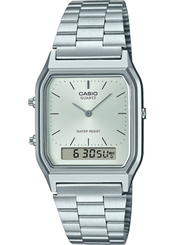 Японские наручные  мужские часы Casio AQ-230A-7A. Коллекция Vintage - фото 1