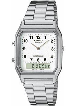 Японские наручные  мужские часы Casio AQ-230A-7B. Коллекция Ana-Digi - фото 1