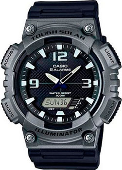 

Японские наручные мужские часы Casio AQ-S810W-1A4. Коллекция Ana-Digi